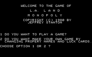 L.a. Land Monopoly Screenshot 1
